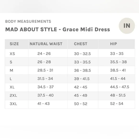 NWT The Grace Midi Dress by Mad About Style - Picture 4 of 16